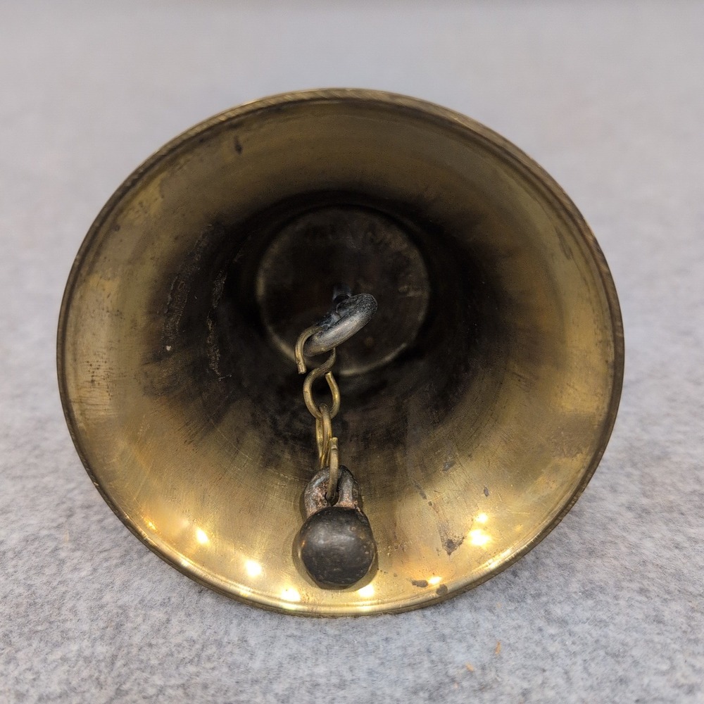 Vintage‎ Brass Holland America Noordam 6" Brass Bell - Cruise Line Ship Nautical - Picture 5 of 7